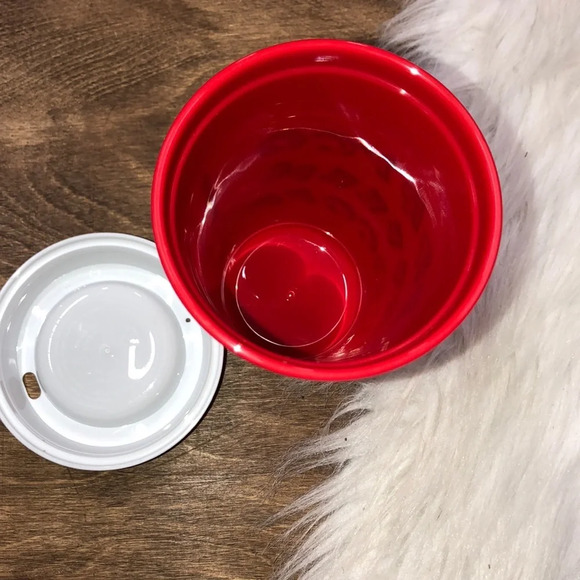 STARBUCKS Merry Coffee Red Christmas reusable cup - Picture 7 of 8